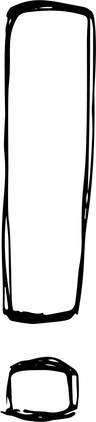 Hand Drawn Exclamation Mark